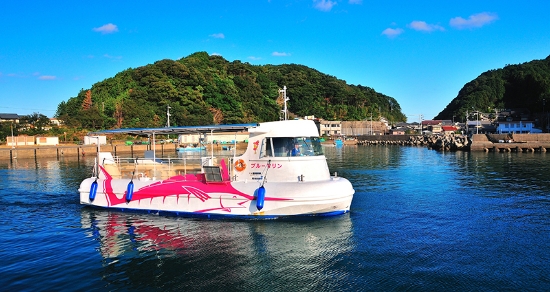 Underwater sightseeing boat Blue Marin